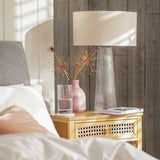Argos Habitat Le Marais XL Ribbed Glass Table Lamp Base Only - Clear- Buy online at McGrocer