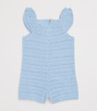 Chloé Kids cotton knitted logo playsuit 6-36 months - British product