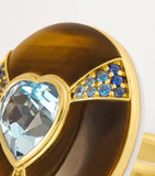 Emily P. Wheeler yellow gold mixed stone balance ring, UK version