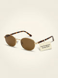 Prada PR B53S oval sunglasses gold tortoise brown 52mm - British product