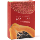 Superdrug Strawberry and Papaya Glycerine Soap Bar 150g- Buy online at McGrocer