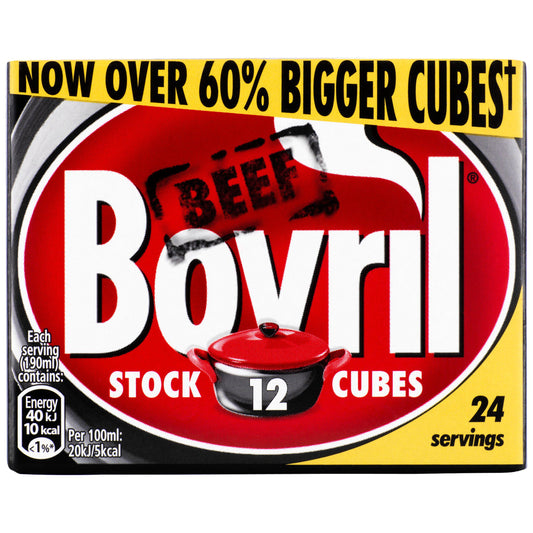 Bovril Beef Stock Cubes 12x10g