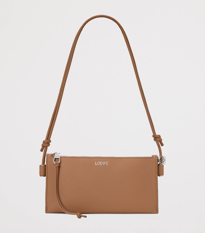 LOEWE Leather Joya pouch with adjustable strap (British brand)