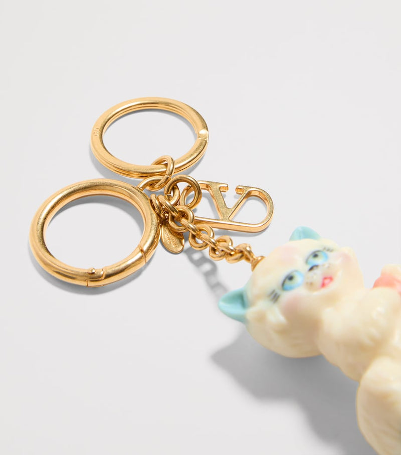 Valentino Garavani Le Chat de la Maison keychain - British product