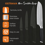Tower Soft Grip Santoku knife 7 inch - British product