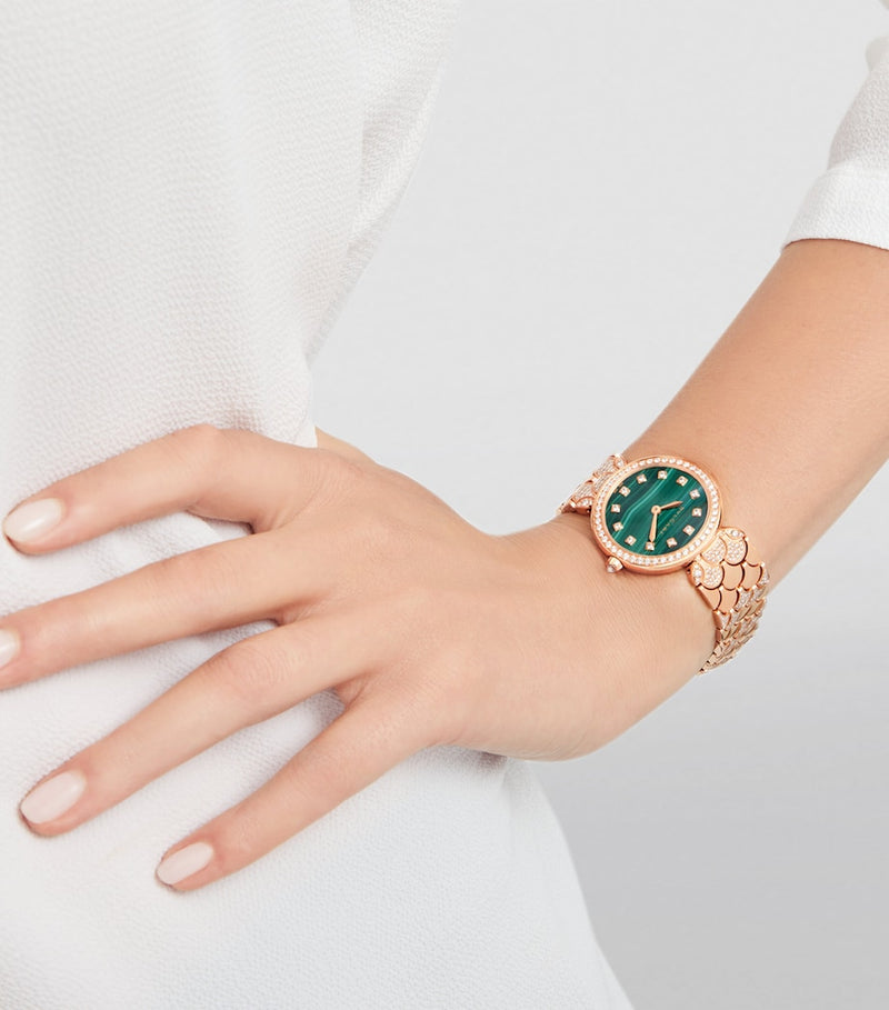 Bvlgari Divas Dream rose gold diamond watch 33mm - British product