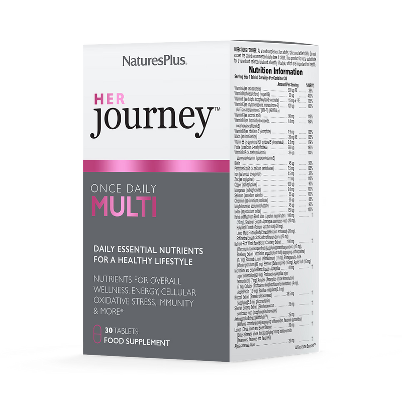 NaturesPlus Her Journey women's multivitamin 30 tablets, imported from the UK