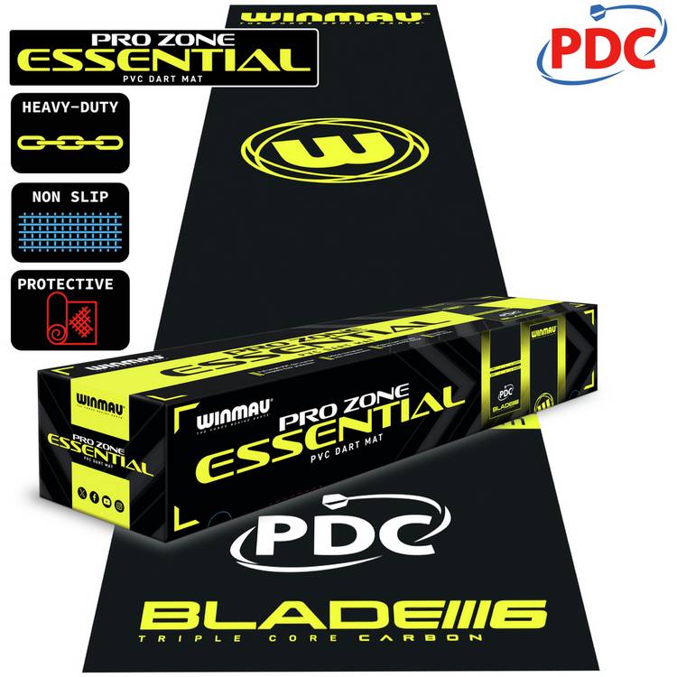 Winmau Pro-Zone dartboard mat, UK version