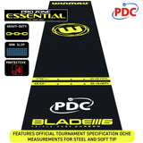 Winmau Pro-Zone dartboard mat, UK version