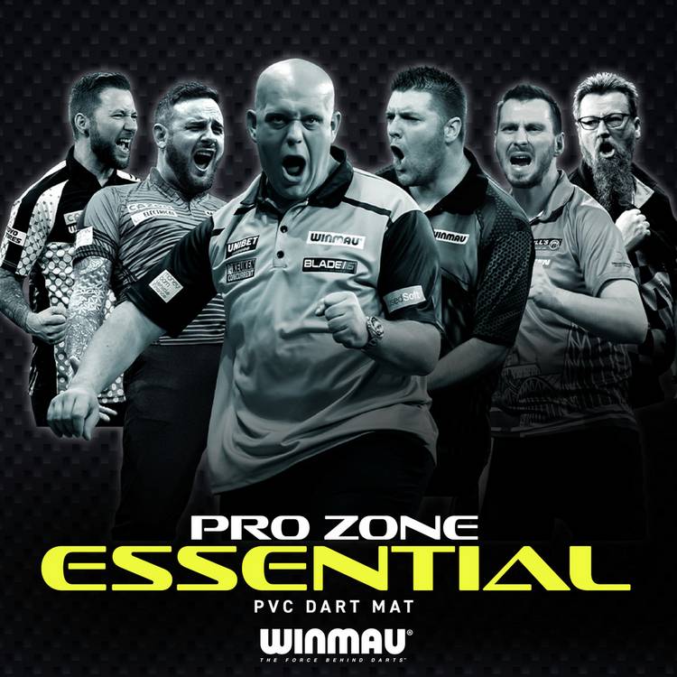 Winmau Pro-Zone dartboard mat, UK version
