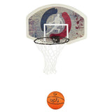 Opti basketball set with backboard, hoop and ball (British brand)