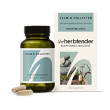 Holland & Barrett The Herbtender Calm & Collected Ashwagandha and Lion's Mane 60 Vegan Capsules- Buy online at McGrocer