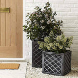 Sankey Square Lazio planters set of 2, imported from the UK