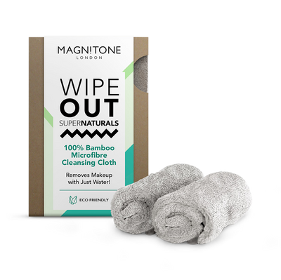 Magnitone WipeOut SuperNaturals Bamboo Microfibre Make-Up Cleansing Cloths