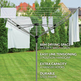 Vileda rotary washing line 60m, UK version