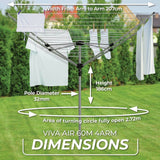 Vileda rotary washing line 60m, UK version