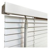 Little Black Book basswood white Venetian blind 60cm, UK version