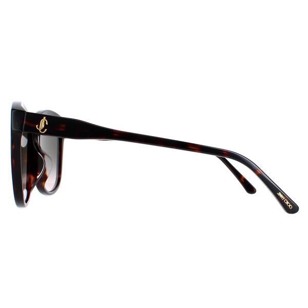 Jimmy Choo Lidie braune Damen-Sonnenbrille – britisches Produkt