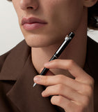 Cartier small ballpoint pen with sculpted feline clip approximately 12.5cm - British product