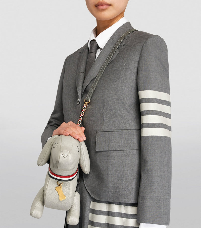 Thom Browne Mini Hector cross-body bag in leather imported from the UK