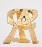Saint Laurent cuff bracelet hammered Cassandre - British product