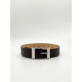 Superdrug SVNX Silver Square Buckle Belt Dark Brown- Buy online at McGrocer