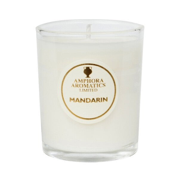 Amphora Aromatics Mandarin Mini Pot Scented Candle - British product