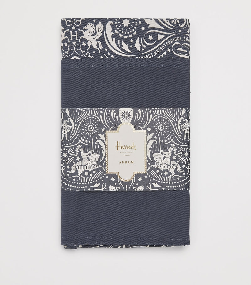 Harrods Knights of Brompton cotton apron, UK version