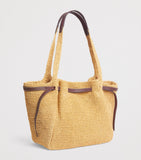 Tory Burch Romy tote bag raffia leather (British brand)