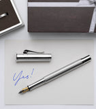 Graf von Faber-Castell Platinum-Plated Classic fountain pen, UK version