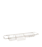 Zodiac extendable bath rack with compartments and hooks (British brand)