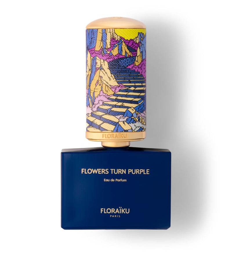 Floraiku Flowers Turn Purple Eau de Parfum gift set 50ml, imported from the UK
