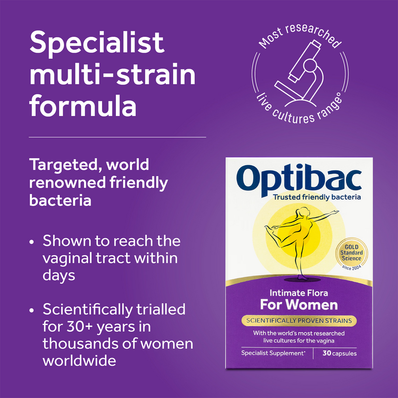 Optibac For Women Probiotic Supplement 30 Capsules, UK version
