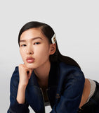 Miu Miu leather logo hair clip - (British brand)