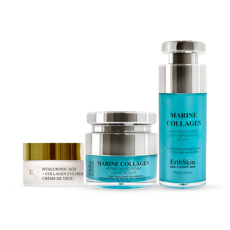 Erth Skin London collagen night set 50ml 30ml, imported from the UK