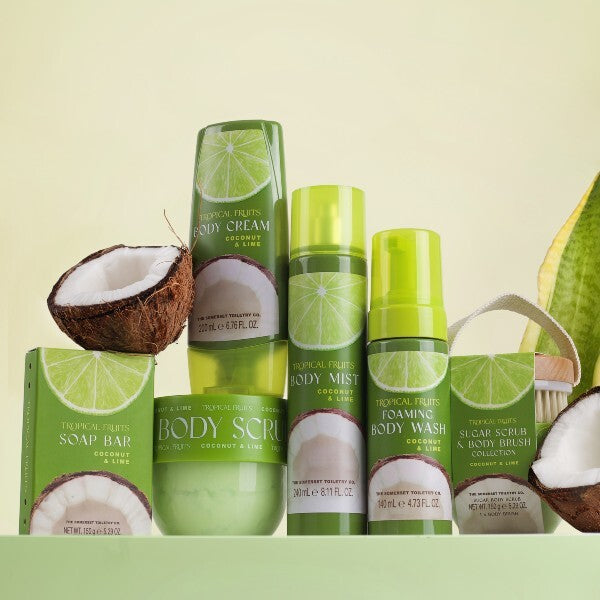 Tropical Fruits foaming body wash Coconut and Lime 140ml (British brand)