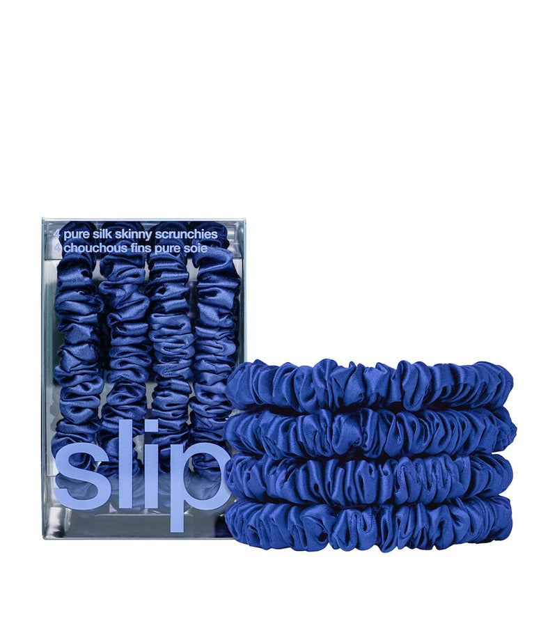 Slip pure silk skinny scrunchies set of 4, UK version