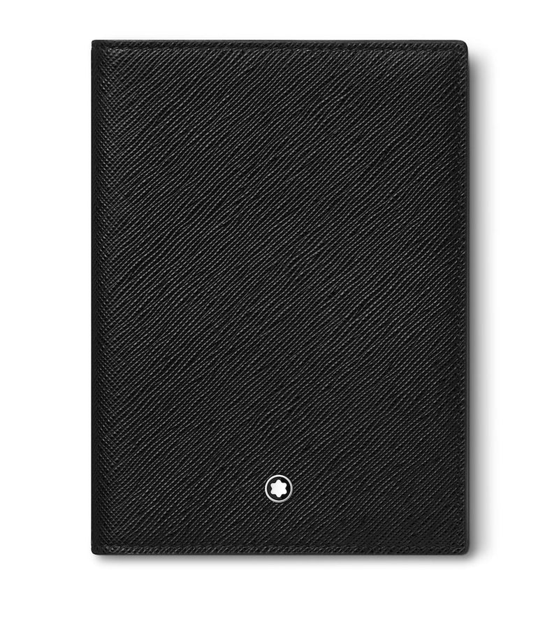 Montblanc Sartorial leather passport holder embossed exterior - (British brand)