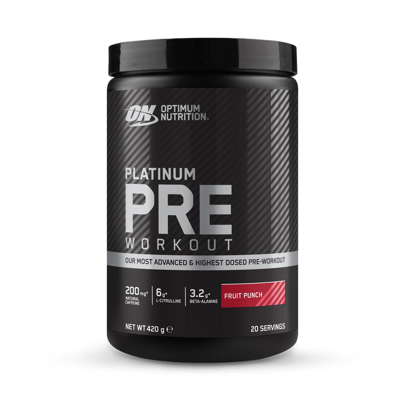 Optimum Nutrition pre-workout powder Fruit Punch 420g (British brand)