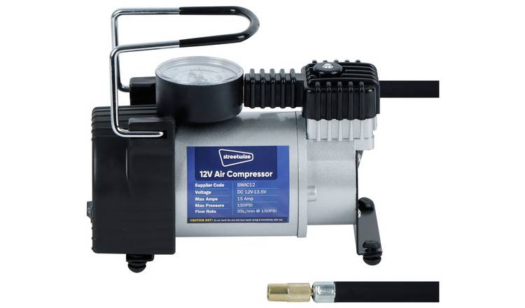 Streetwize 12V 150PSI heavy duty air compressor - British product