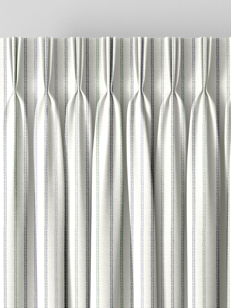 Laura Ashley curtains dove grey candy stripe, UK version