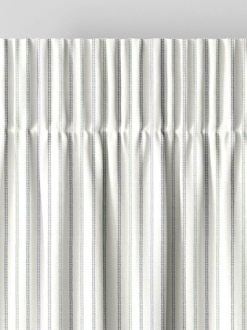 Laura Ashley curtains dove grey candy stripe, UK version