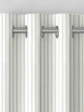 Laura Ashley curtains dove grey candy stripe, UK version