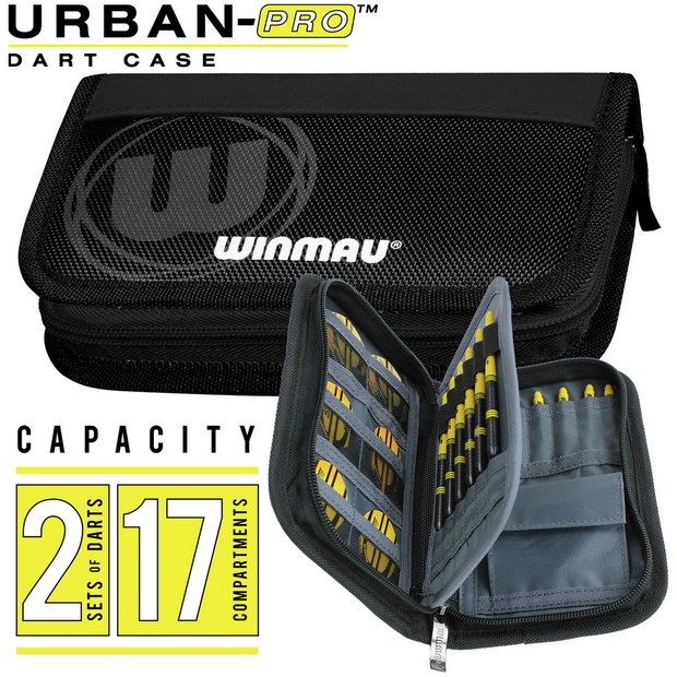Winmau Urban Pro darts case black (British brand)