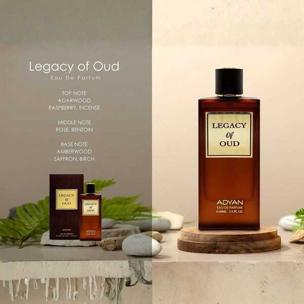 Adyan Legacy of Oud Eau de Parfum 100ml - British product