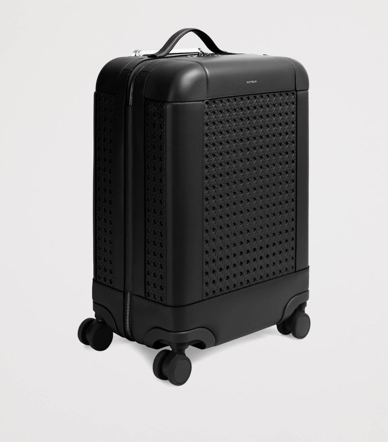 Aviteur leather carry-on suitcase 55cm - British product