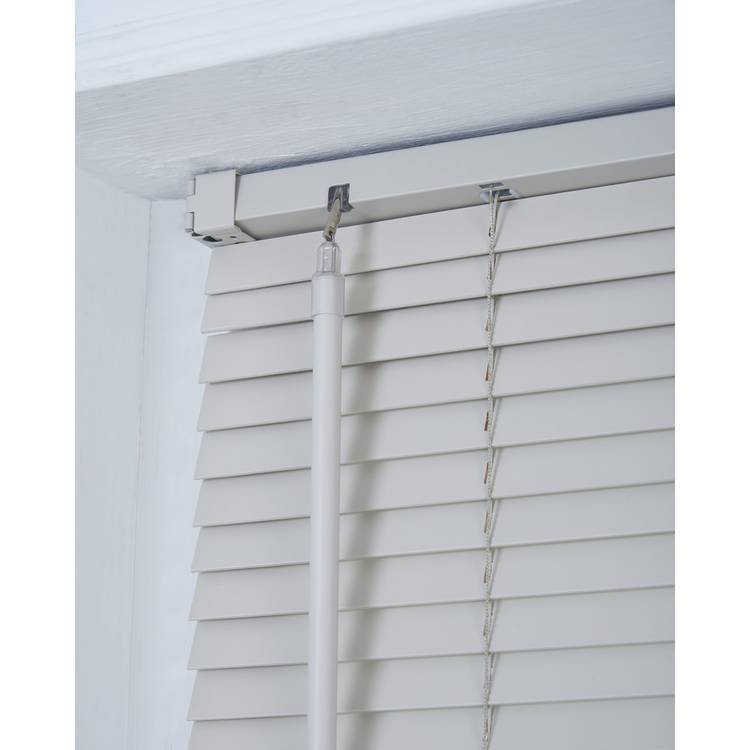 Little Black Book basswood grey venetian blind 60cm (British brand)