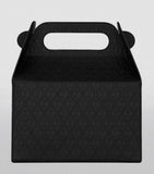 Saint Laurent embossed takeaway box bag in calfskin, UK version