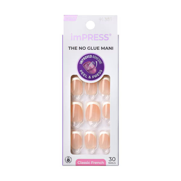 Kiss Press-On Nails French Manicure 30 piece, UK version