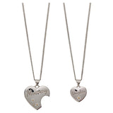 Moon & Back split pendant necklace set mother daughter 18 inch (British brand)